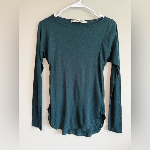 Michael Stars Green Long Sleeve Top - Picture 6 of 11